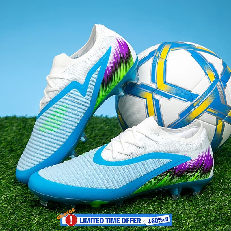 Nuove Scarpe da Calcio 2026 per Uomo e Donna, Ultraleggere, con Tacchetti TF/FG, Traspiranti e Antiscivolo per Allenamento su Erba Sintetica