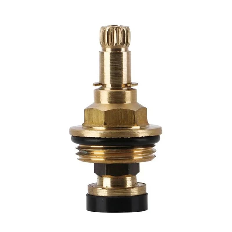 Rubinetto miscelatore da cucina in ottone G1/2 a apertura lenta per acqua calda e fredda con testina spray a getto, colore giallo
