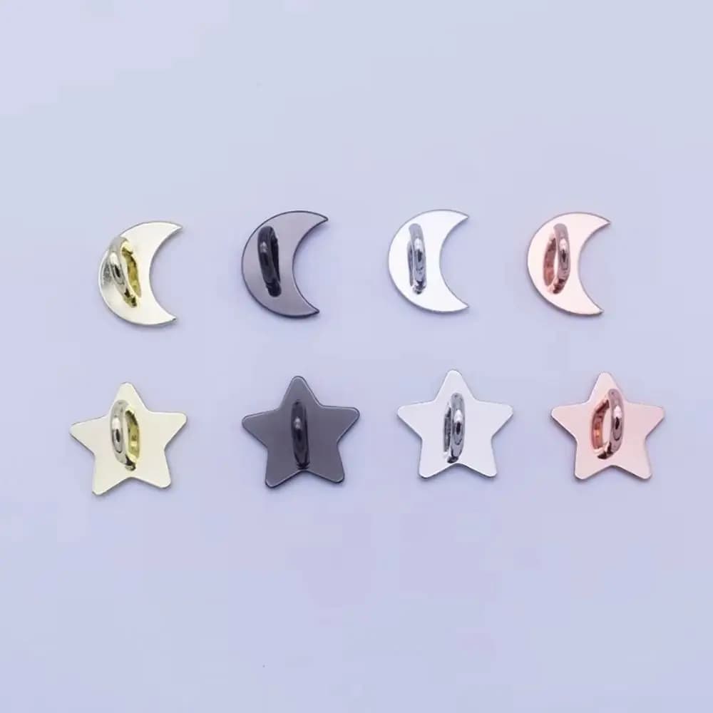 Starry Sky Stars Moon Phone Charm Holder Stand Silver Gold Phone Case Finger Ring Self Adhesive Metal Phone Hook Buckle