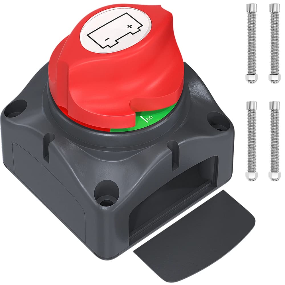 Auto Battery Disconnect Switch, for Nautical Applications, Campers, Guitars, Tools and Equipment