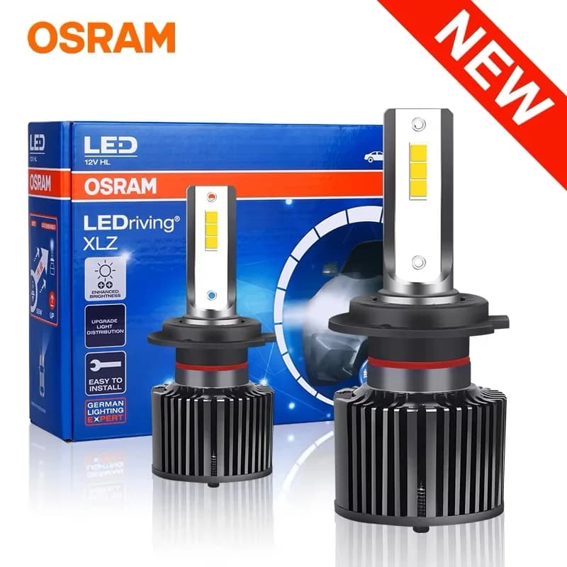 OSRAM LEDriving XLZ HL H7 H4 LED Faro per auto H1 H8 H11 H16 HB3 HB4 HIR2 9012 12V 6000K Lampade bianche super luminose Lampadina automatica 2 pezzi