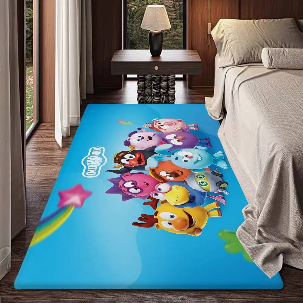 Popular S-Smeshariki Animation Door Mat Nordic Style Bedroom Living Room Doormat Home Balcony Anti-Slip Alfombra