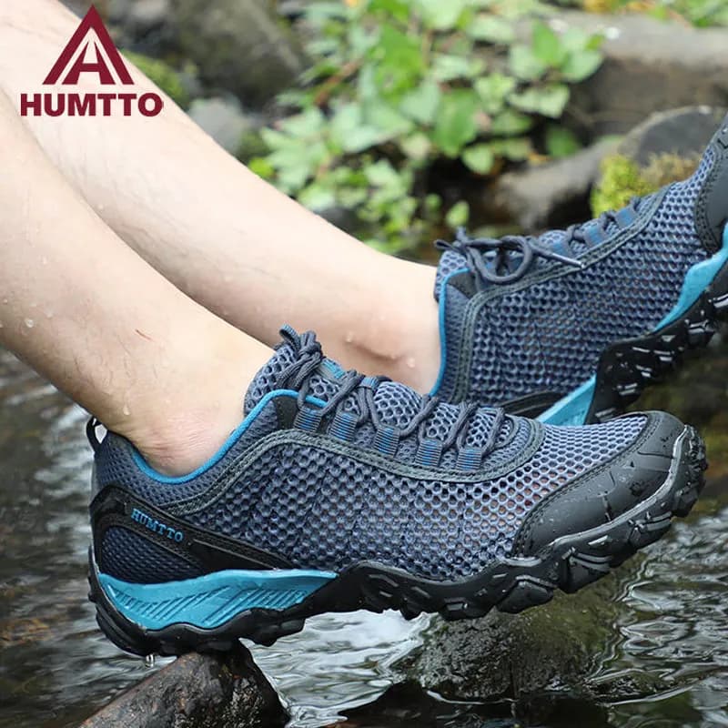 Humtto Scarpe da passeggio per esterni scarpe da trekking da uomo scarpe da trekking da donna scarpe da corsa scarpe da ginnastica casual per sport all'aria aperta traspiranti