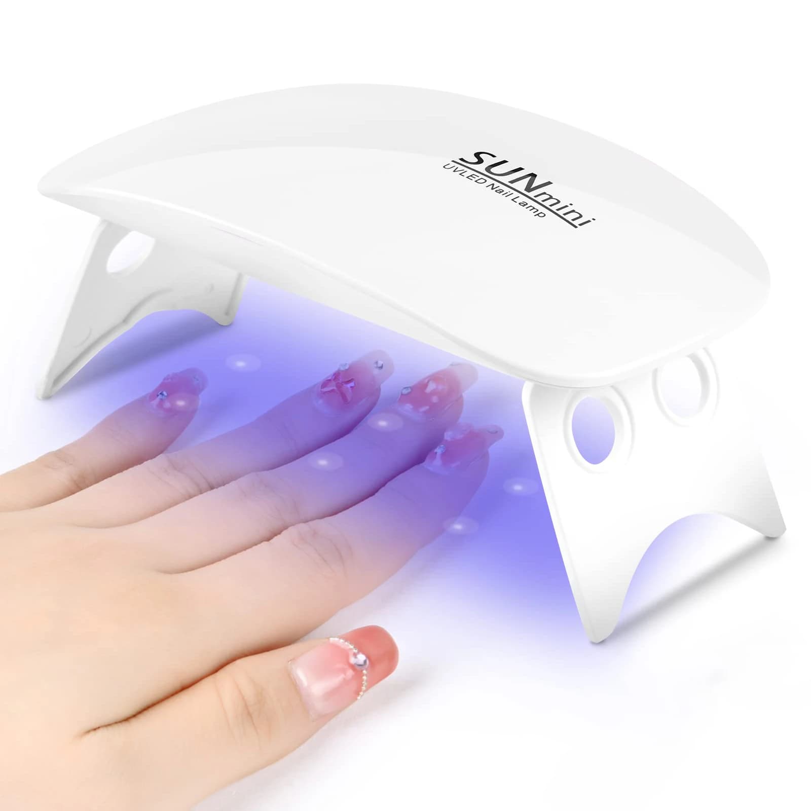 LINMANDA LED Nail Lamps for Gel Mini UV Light for Nails Portable LED Nail Lamp Nail Dryer Gel Lamp for Women and Girls Manicure