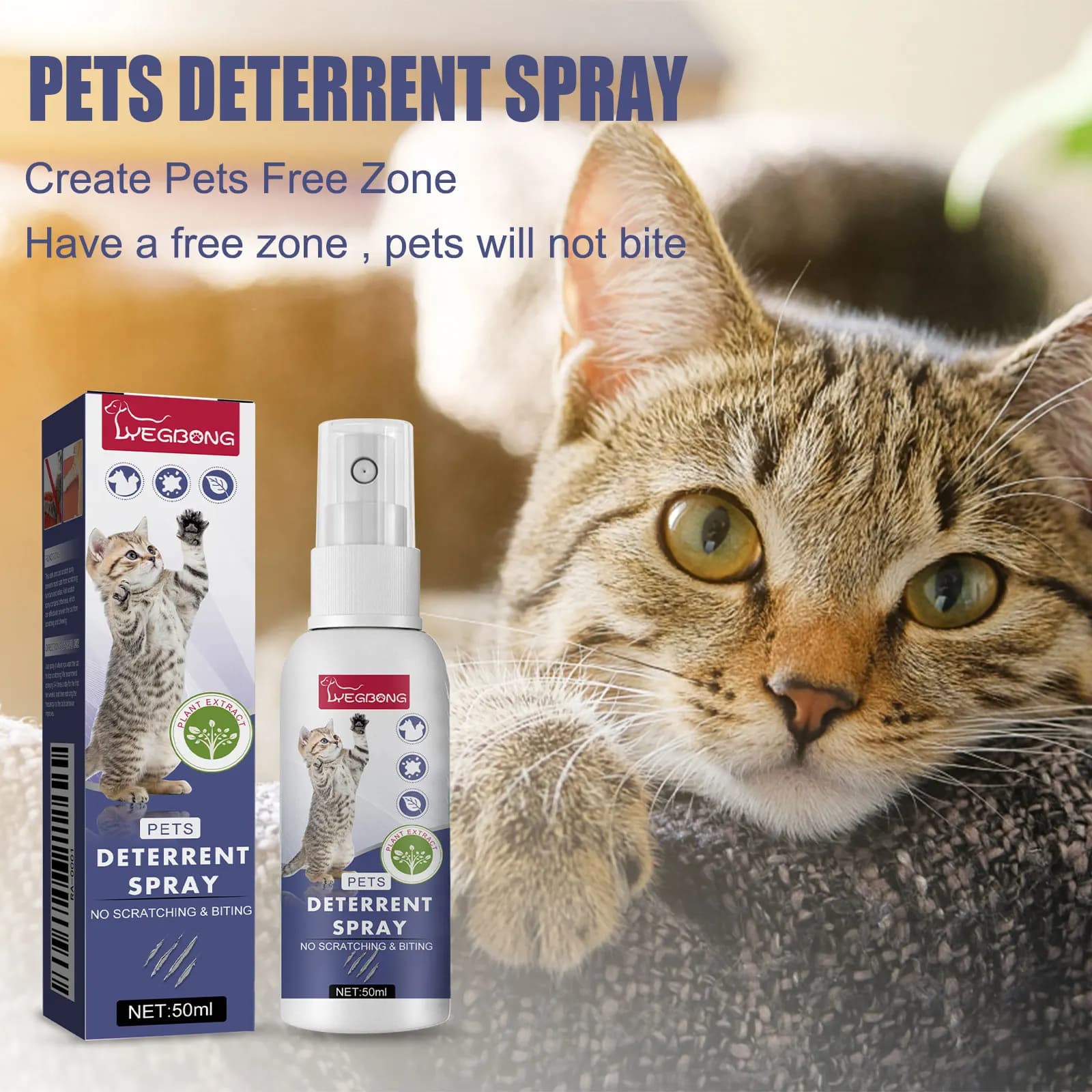 Spray deterrente per graffi per animali domestici, liquido amaro anti-masticazione per l'addestramento dei cani, protezione per mobili e divani, anti-ruggerimento, anti-graffio per gatti