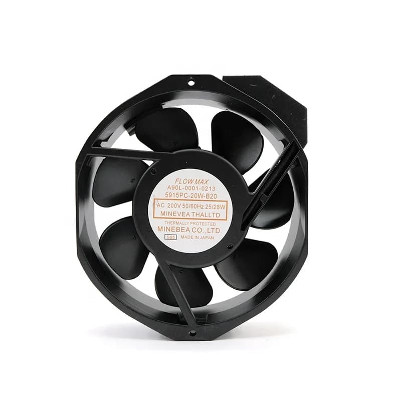 Nuova Ventola di Raffreddamento FAN-UC A90L-0001-0213 con Motore AC, Ricambio in Plastica per Macchine CNC e Apparecchiature di Automazione