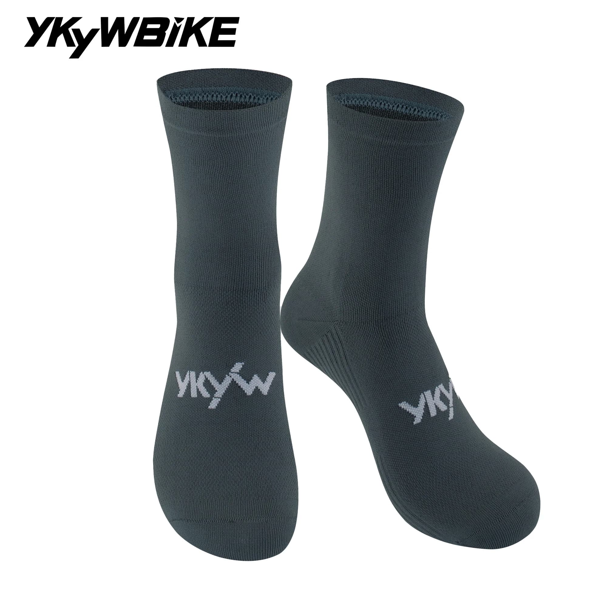 YKYWBIKE 2026 Calze Sportive Unisex Micro-reflective per Bici da Corsa, Ciclismo e Corsa, Traspiranti e Assorbenti