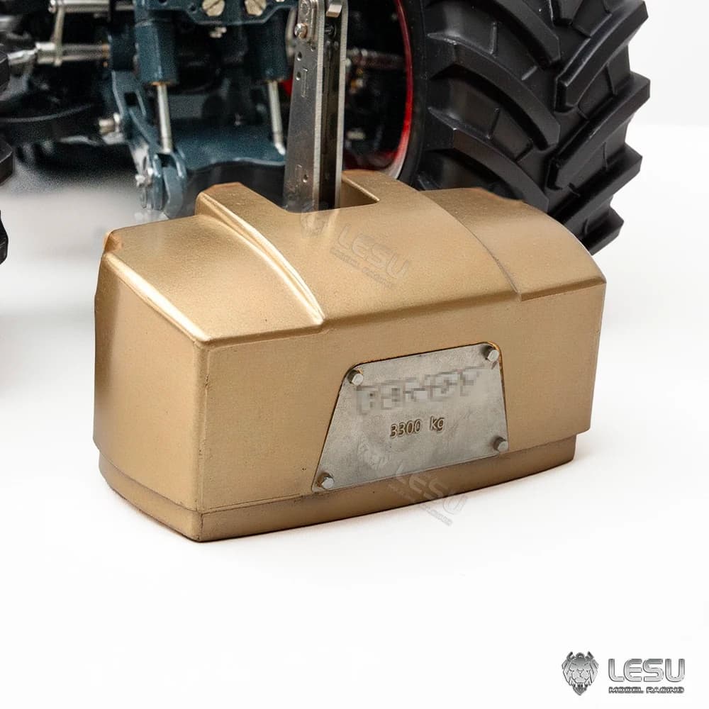 Contrappeso LESU 1050 1/14, Accessori RC per Trattore Idraulico LESU AOUE 1050, Camion Telecomandato, Parti di Modellini RC