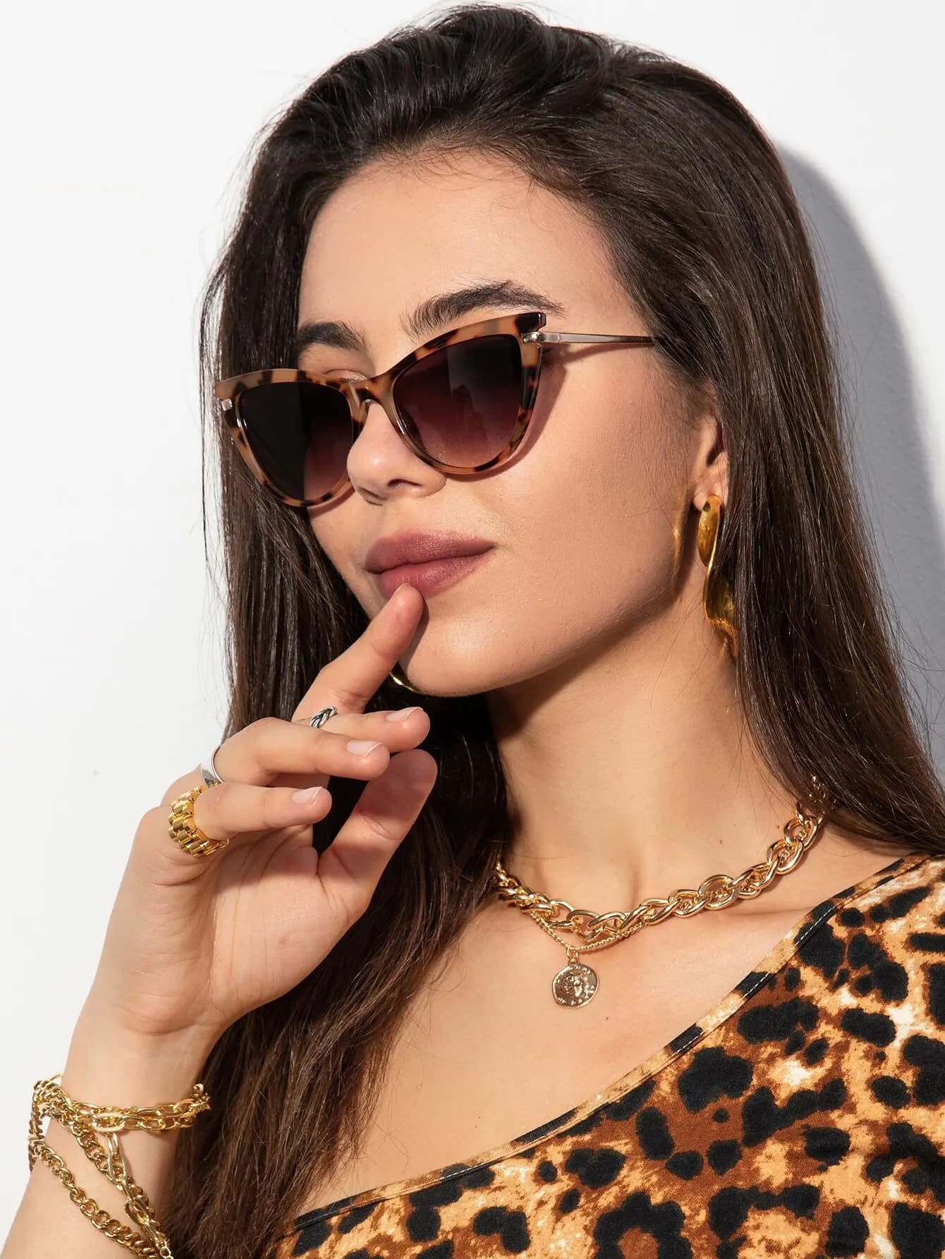 Retro Cat Eye Small Frame Fashion Glasses , Plastic Classic Outdoor Travel Beach Vacation Casual Decorative Everyday Wear Glasses