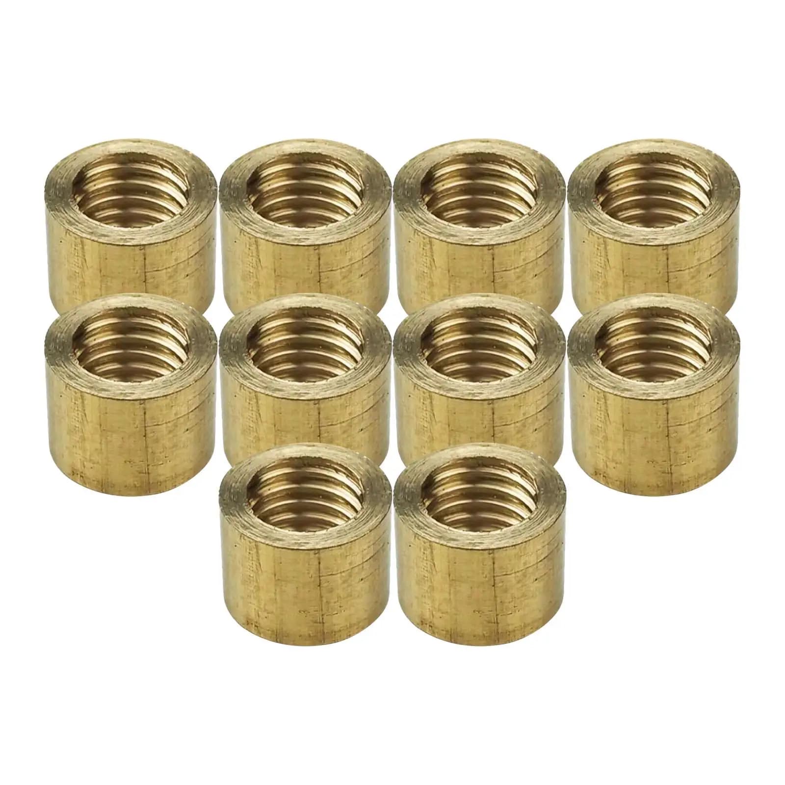 Tubo di riparazione in ottone per puntale stecca da biliardo, accessori durevoli in rame per la testa della stecca da biliardo