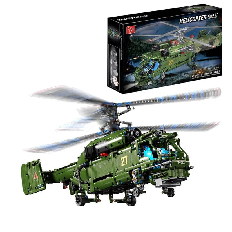 1800 pz Tecnico Militare RC Elicottero Helix Building Blocks Modello MOC Aereo Giocattoli di Mattoni per I Ragazzi Set Regalo Di Natale