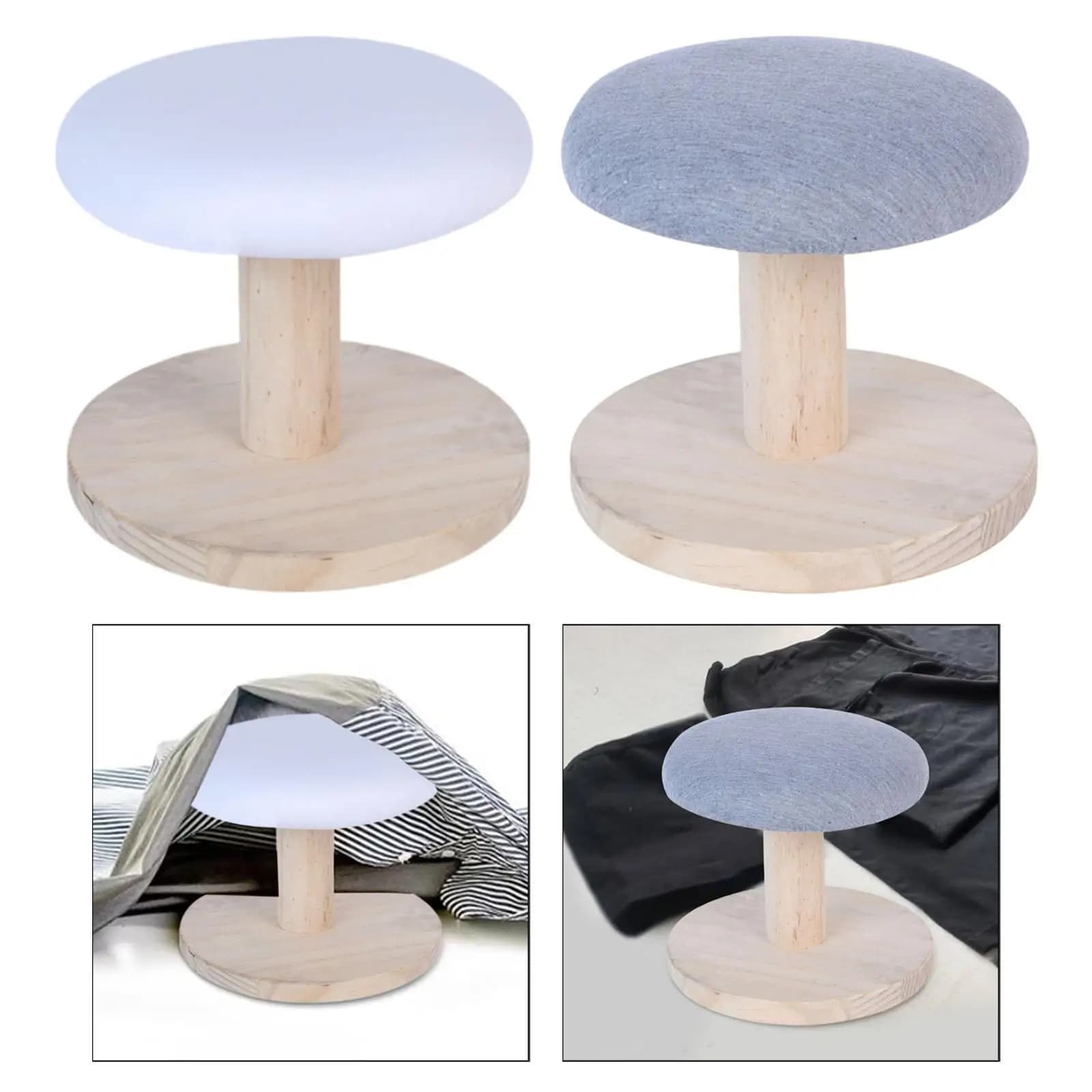 Desk Ironing Stool Sewing Craft Mini Wood Auxiliary Tool Ironing Pad Stable Household Boards Stool Supply Mat Clothes Irons