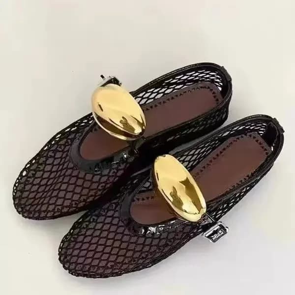 Scarpe cave traspiranti da donna Nuove ballerine con suola morbida antiscivolo Comode mocassini esterni casual leggeri di grandi dimensioni
