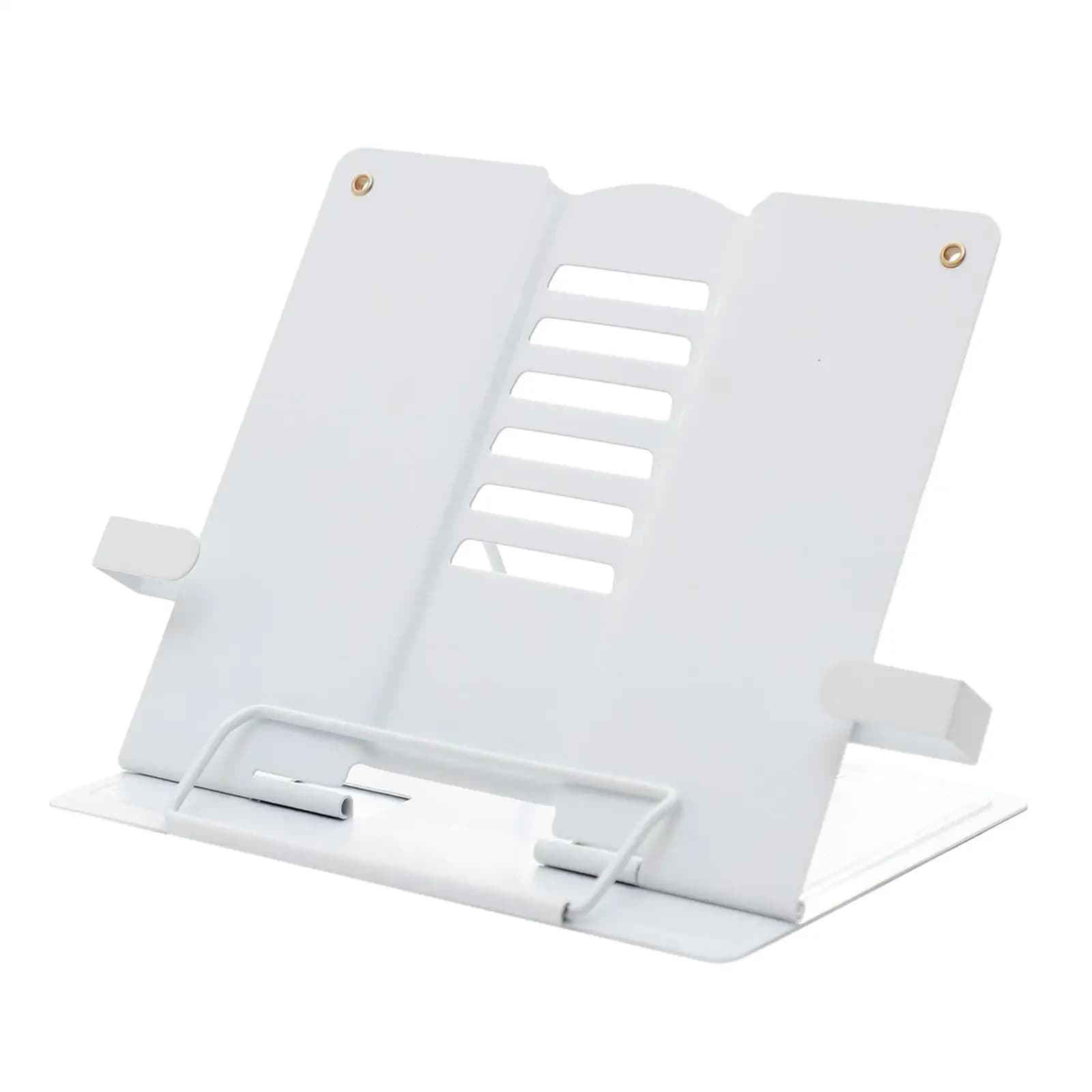 Supporto per Libri Regolabile, Robusto e Leggero, Porta Libri a Mani Libere per Libri di Testo, Tablet, Musica, Ricettari con Clip per Pagine
