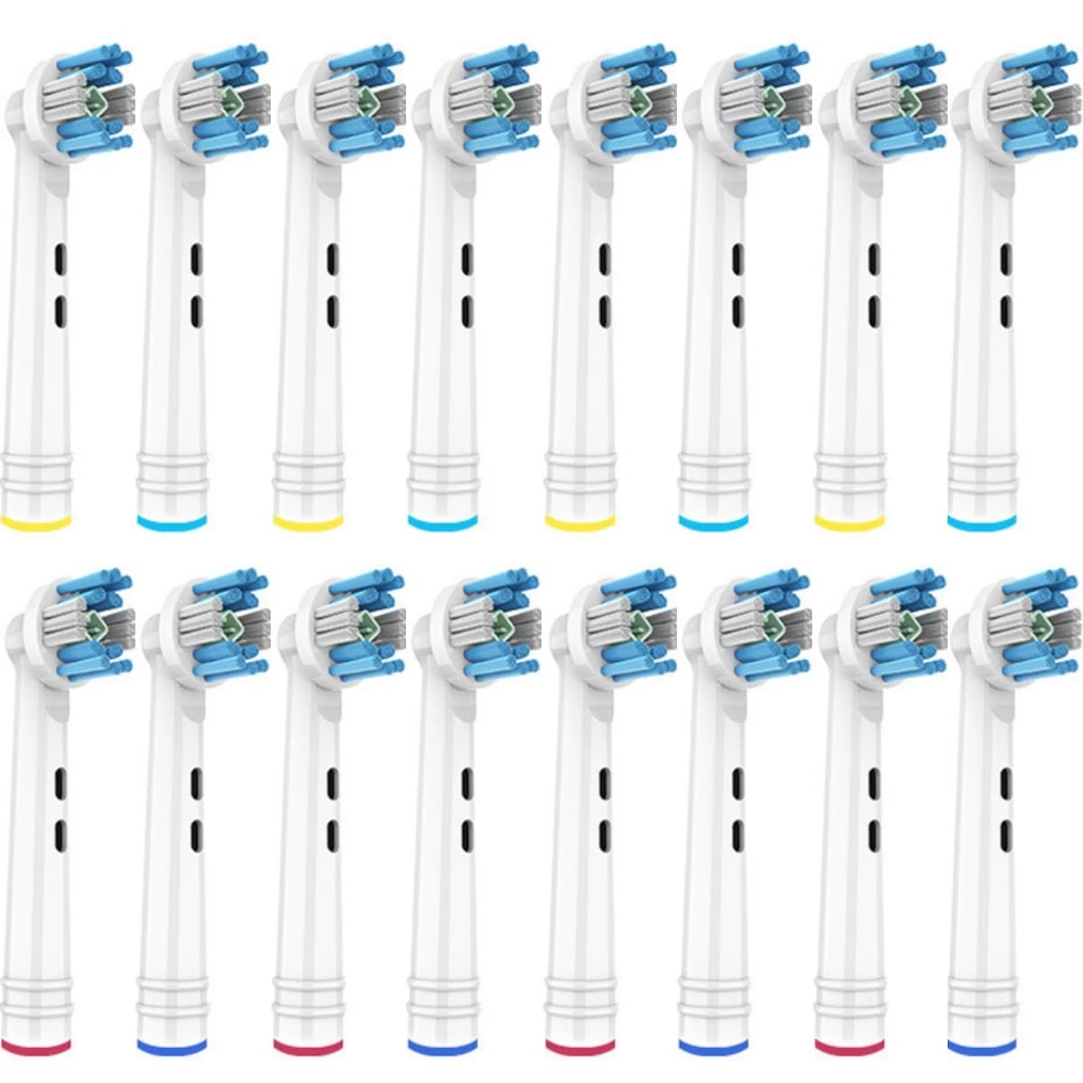 Spare heads for 3D whitening for Braun Oral B Pro500/100/1500/3000/Genius7500/7000/9600/8000 etc.