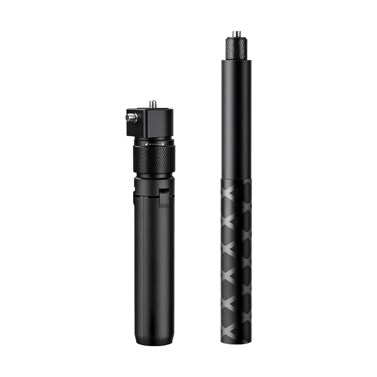 Selfie Stick invisibile Bullet Time con impugnatura rotante per Insta360 X5/4/3/X2/DJI Osmo 360 Cam