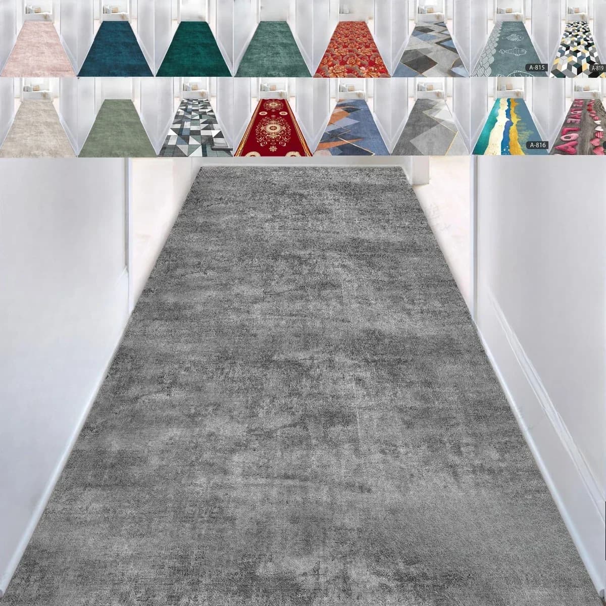 Tappeto 3D Geometria Tappeto Porta Corridoio 2M/3M Tappeto Nordic Tappeto Corridoio Corridoio lungo Corridoio Tappetino per la casa Hotel commerciale