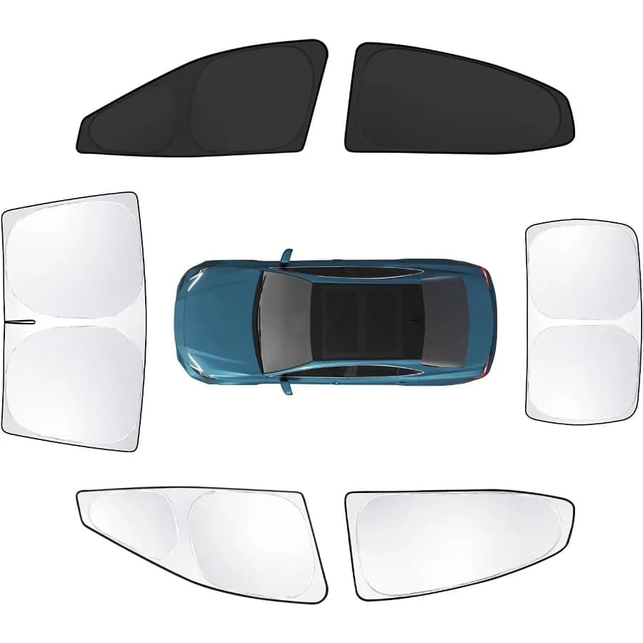 8 pezzi parasole per finestrino auto per Camry 2025 2026 accessori parabrezza laterale posteriore parasole completo visiera parasole blocco UV privacy Protec