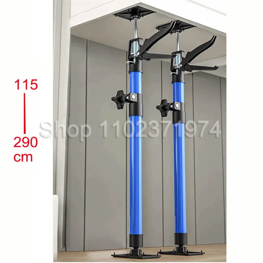 Asta di supporto telescopica per la lavorazione del legno Super High115-290cm Telaio per porta a soffitto in legno Sollevatore Asta di supporto per braccio salva-lavoro