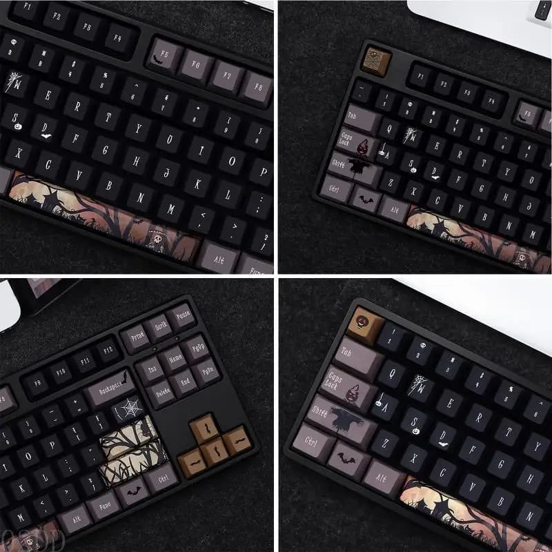 KeyCaps Cherry Profile 02dd PBT-SUB 136-key Keycaps Halloween Custom