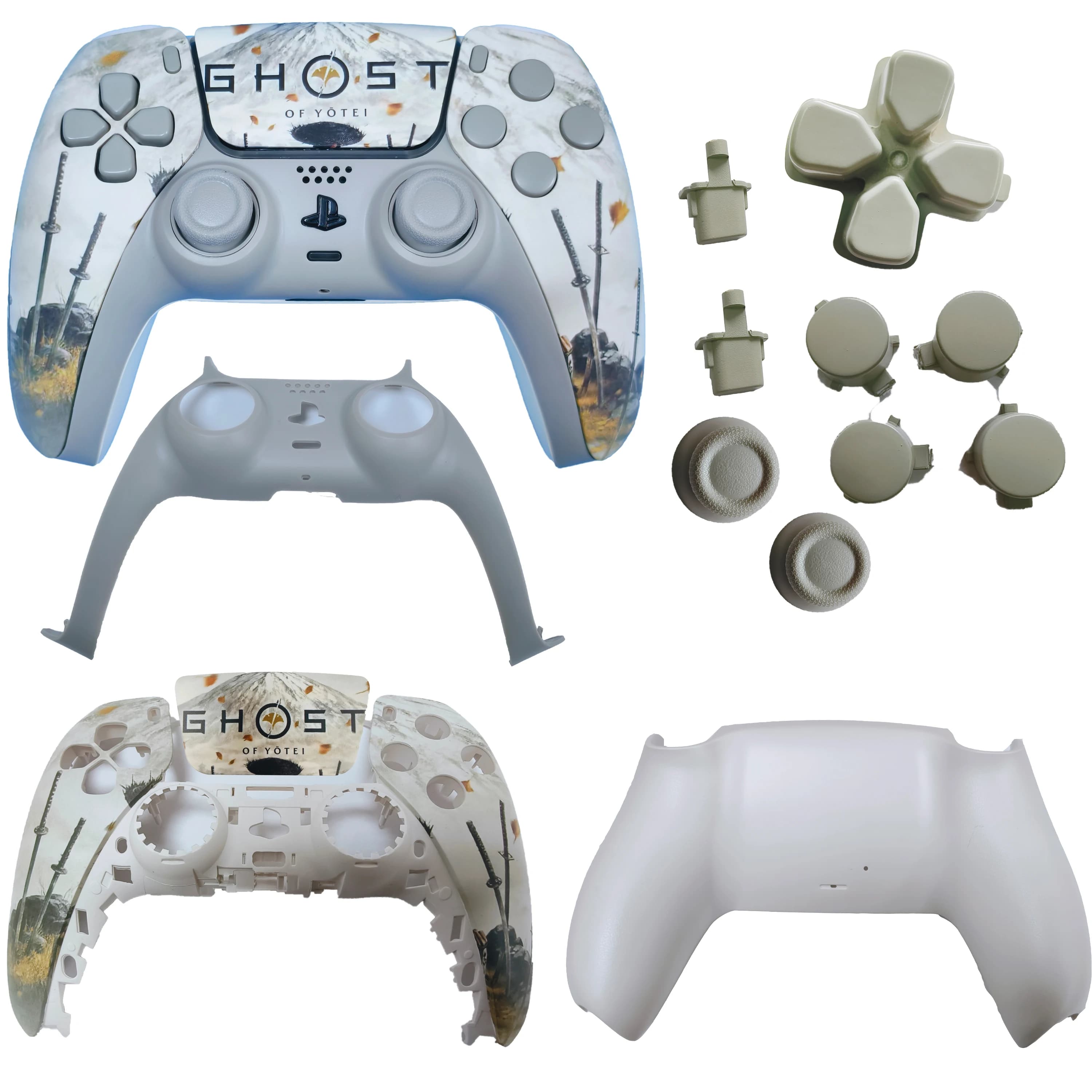PER controller di gioco PS5 adesivo acqua guscio guscio di ricambio accessori console PS5 Call of Duty God of War P5 accessori di gioco