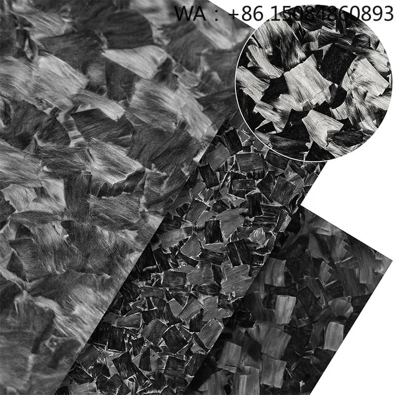 Lastra in fibra di carbonio forgiata mimetica personalizzata, pannello in resina epossidica lucida opaca per stampanti 3D e uso industriale