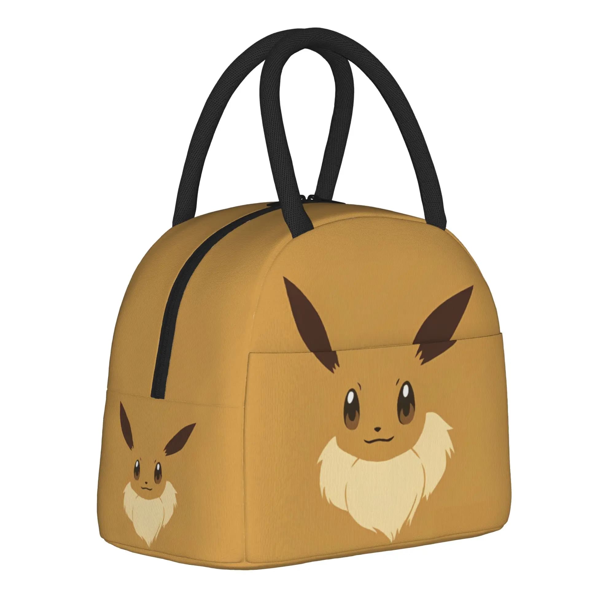 Insulated Lunch Bags pokemoned Merch Lunch Container INS Trendy Thermal Cooler Lunch Box For School