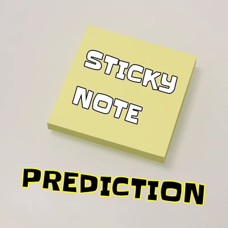 Nota adesiva previsione trucchi magici lettura della mente blocco Note previsione accessori Magia Close Up Street Illusions Gimmicks Mental