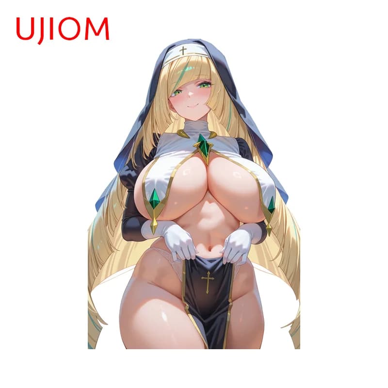 UJIOM Fascinating sexy wall stickers for girls anime Personal furniture Decalcomanie door stop for home Practical bathroom accessories