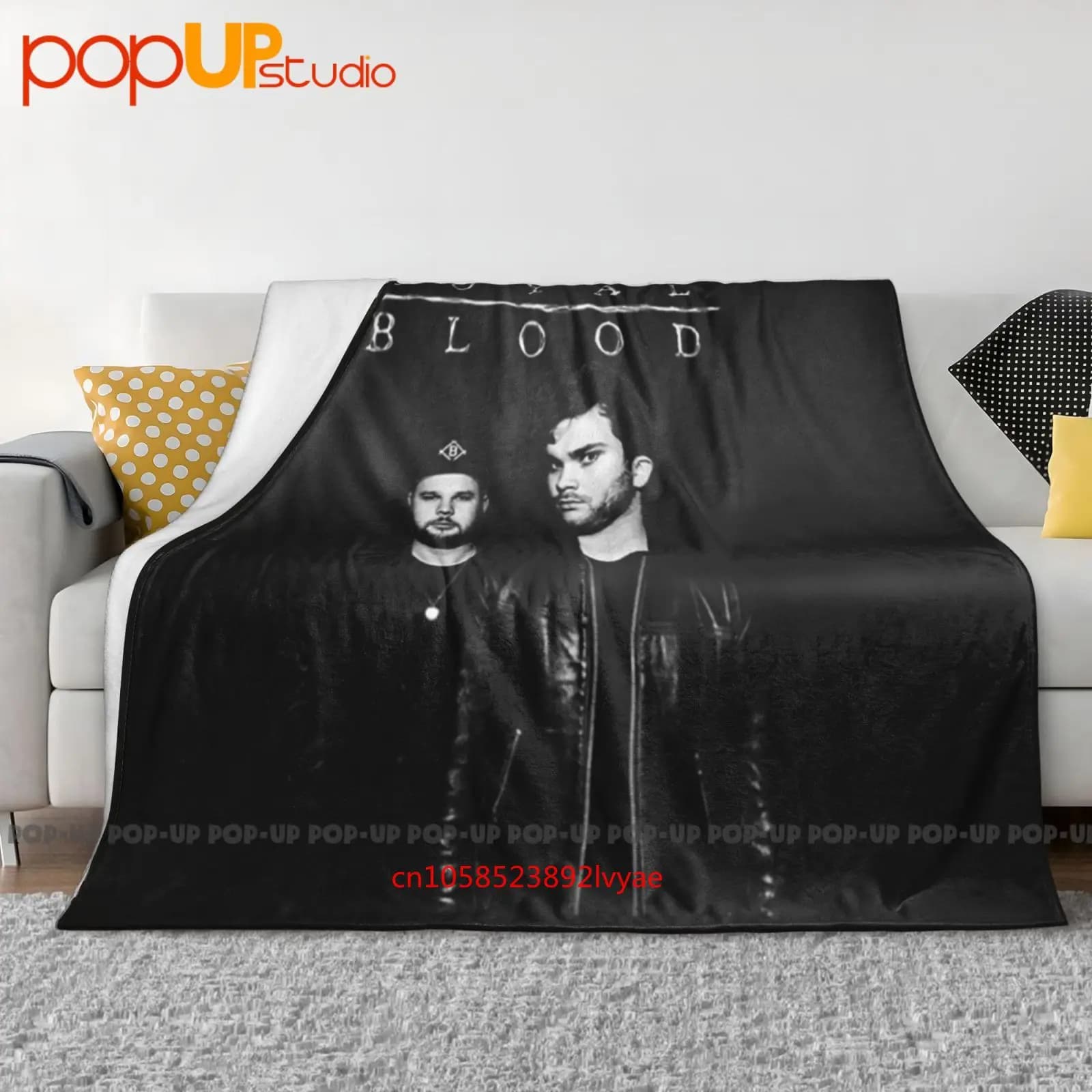 Royal Blood English Rock Duo Band Coperta ultra morbida trapunta invernale Copridivano Copriletto