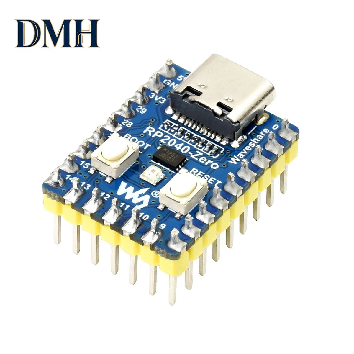 Scheda MCU DMH-Waveshare RP2040-Zero simile a Pico Basata su Raspberry Pi MCU RP2040 Mini ver.