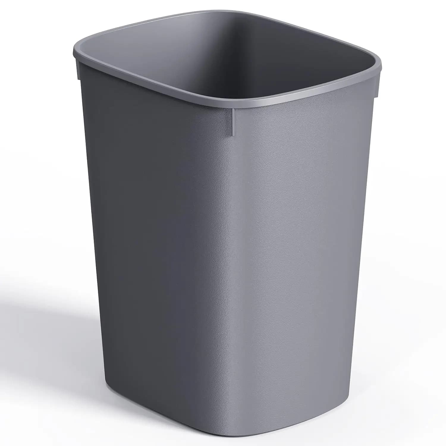2.6 Gallon Slim Trash Can for Bathroom, Small Garbage Bin with Lid, Plastic Waste Basket for Dorm Office Toilet, Space Saving
