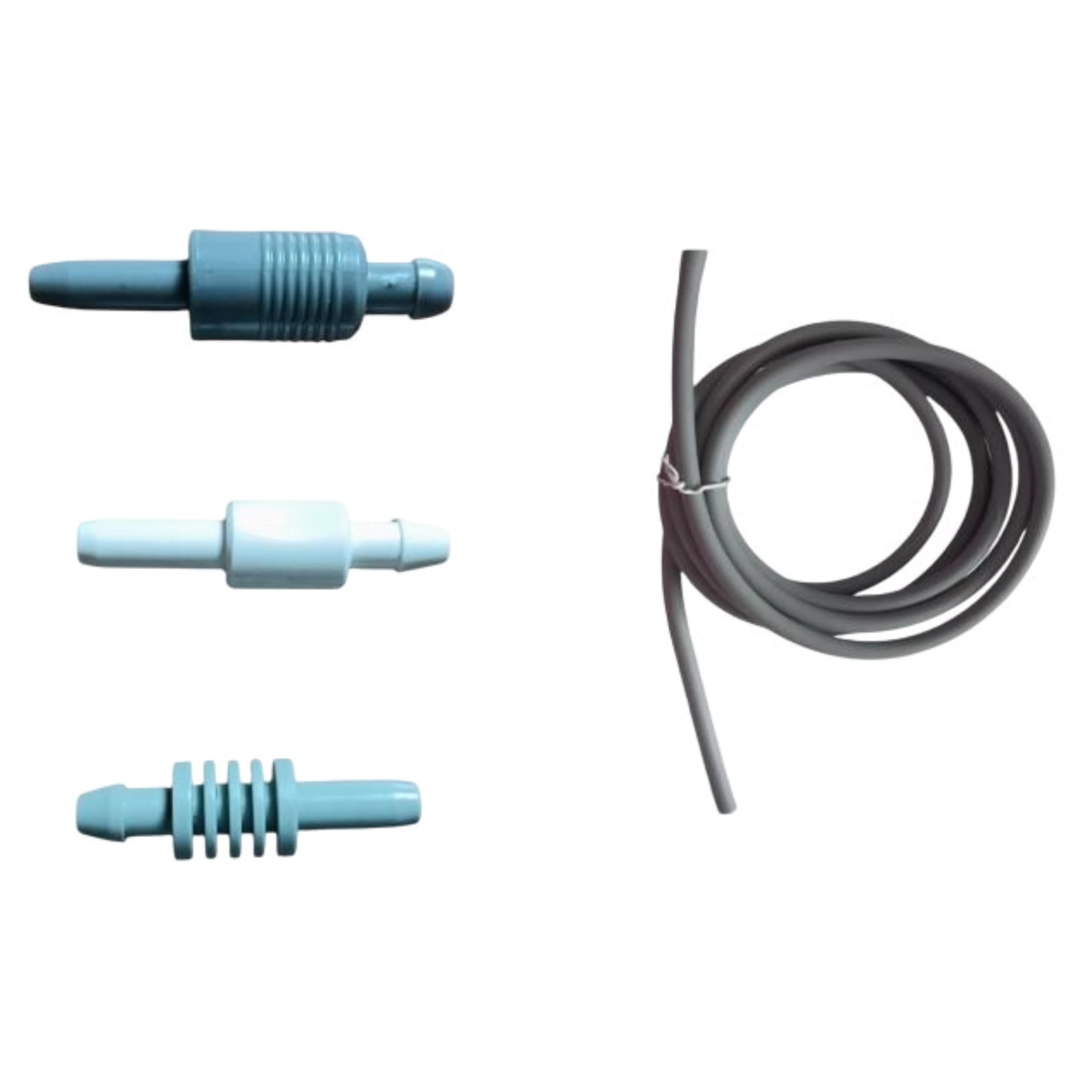 Tubo flessibile dell'aria con polsino per pressione arteriosa Tubo singolo, L = 3 m. Compatibile con tubo in PVC di estensione NIBP.