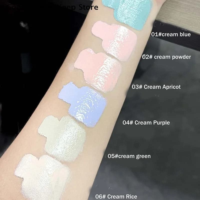 Cappuvini Illuminante Viso Multifunzione Impermeabile, Crema Contorno e Blush, Luminizer Perlescente per Trucco e Illuminazione