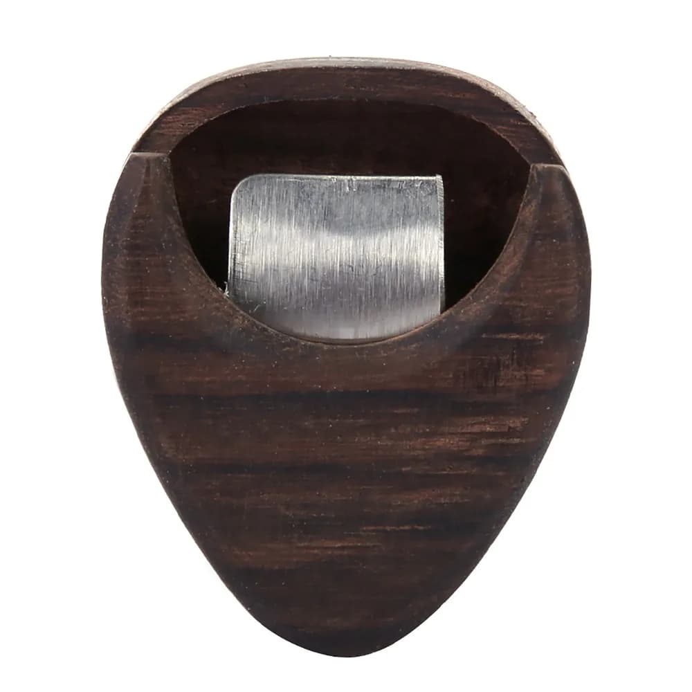 ​Premium Rose Wood Guitar Pick Box ​Display Case ​Heart Shaped ​Plectrum Storage Box ​Wood Box Guitar Accessory​