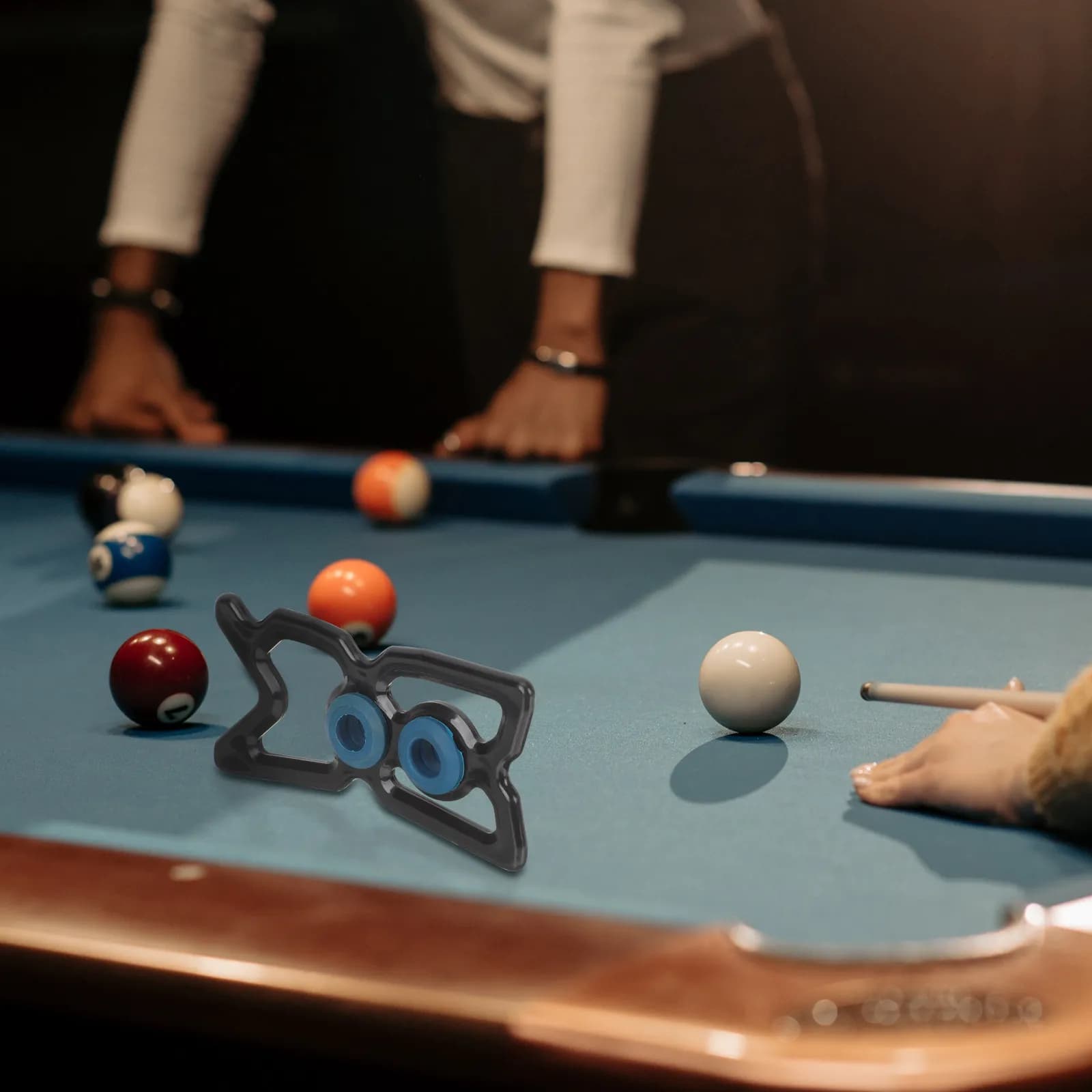 Poggiatesta Portatile per Stecche da Biliardo e Snooker, Protegge la Stoffa, Antiscivolo, per Tutti i Tipi di Stecche