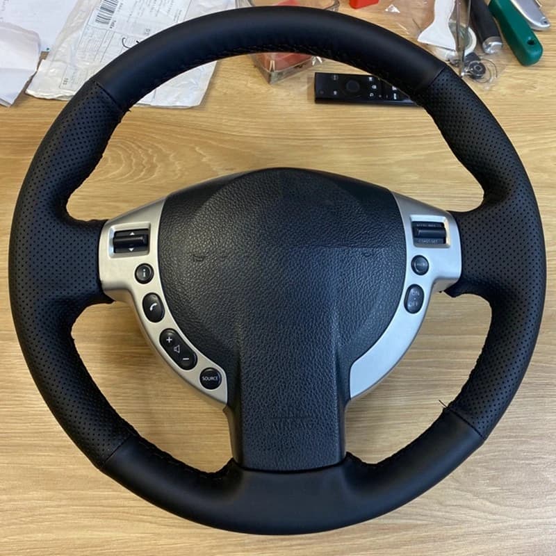 Anti-Slip In Pelle Treccia Coprivolante Dell'automobile Wrap Per Nissan Qashqai Rogue X-Trail NV200 Sentra 2007-2016 Accessori Auto