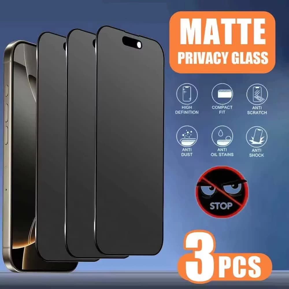 1-3PCS Matte Privacy Screen Protector For Samsung S26 Ultra S25 Ultra S23 FE S22 A56 A57 A37 A17 A26 A55 A36 S24 Ceramic Film