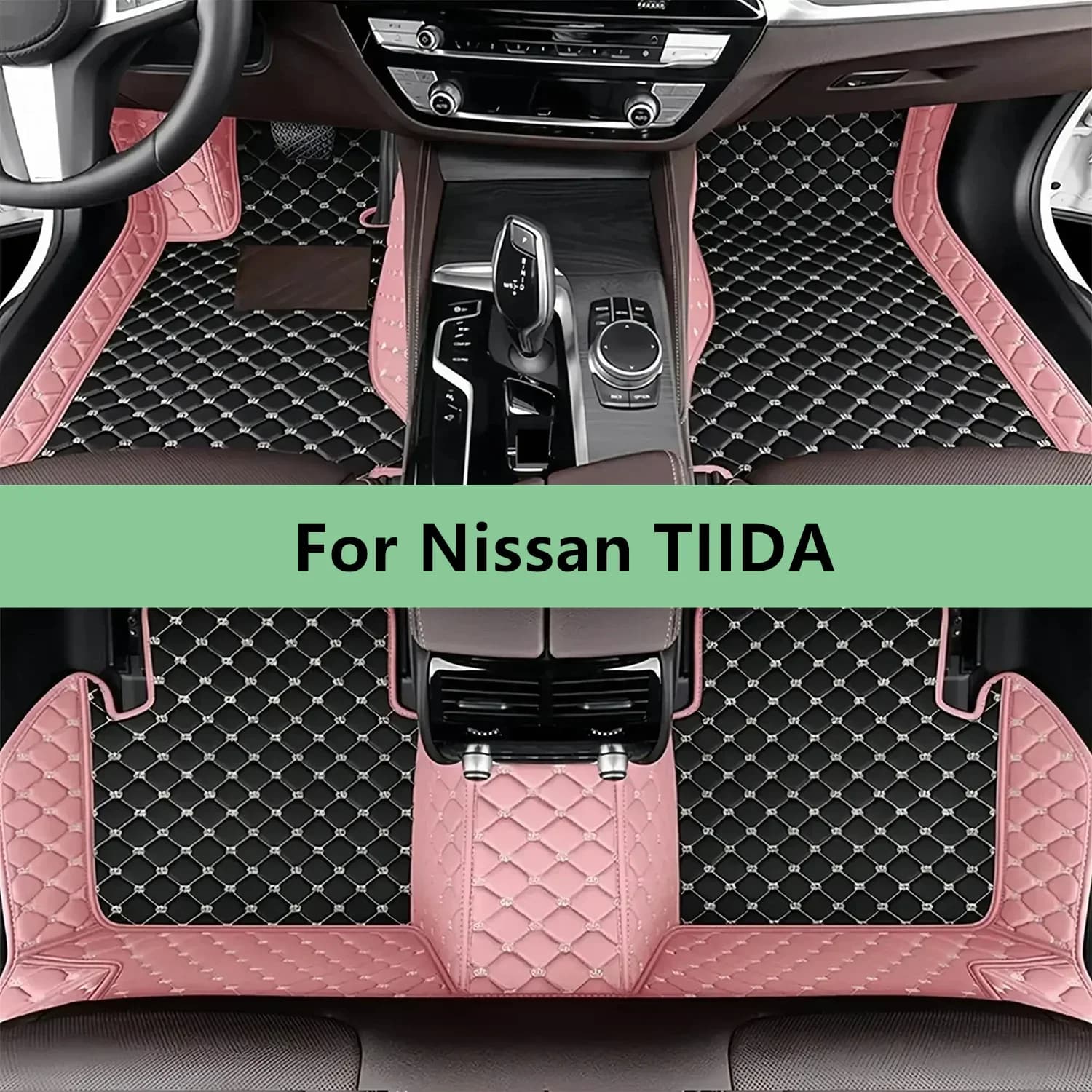 Tappetini auto personalizzati per Nissan TIIDA 2004 2005 2006 2007 2008 2009 2010 2011 Tappetini per auto Uomo Donna Accessori auto