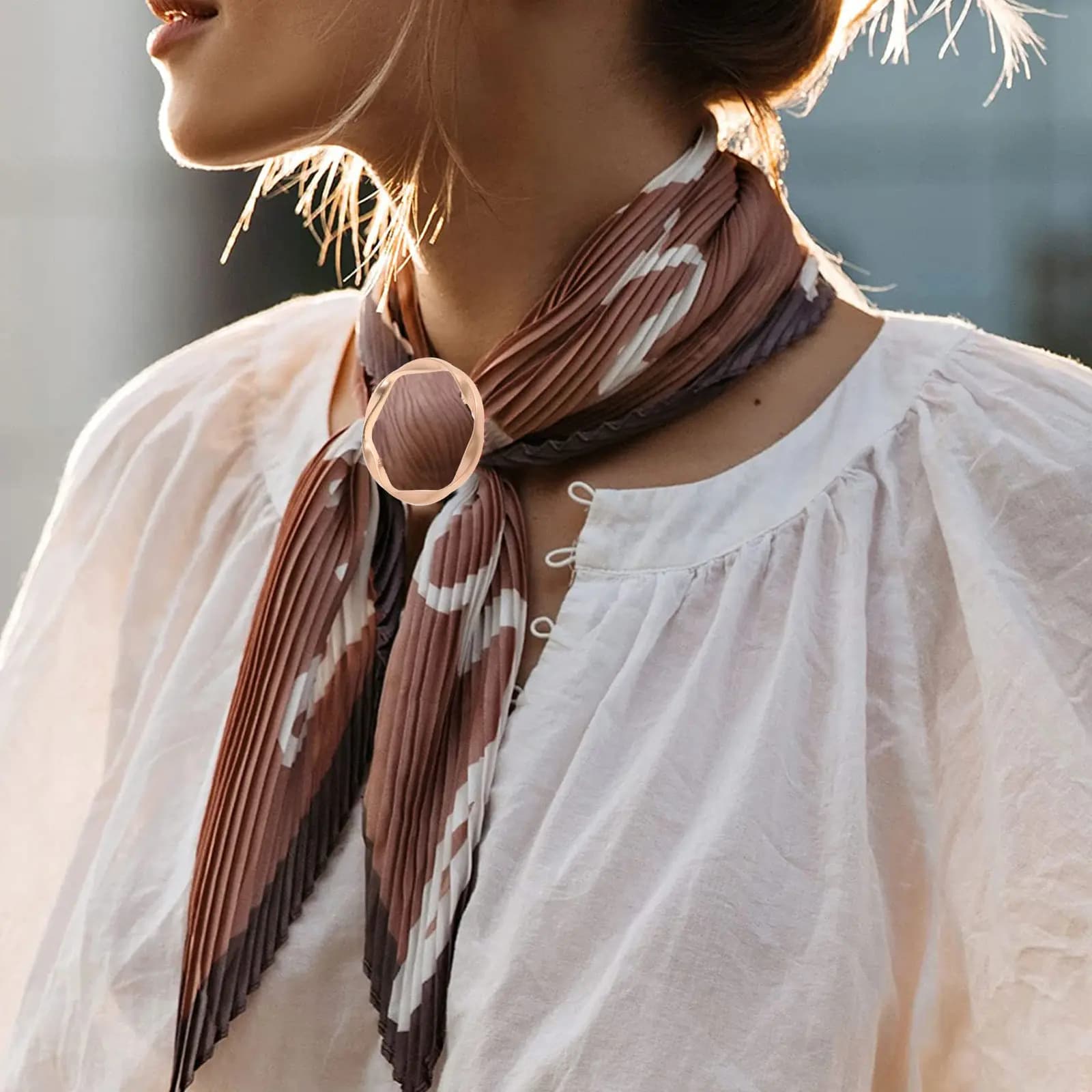 12 Pezzi Fibbie per Abbigliamento Femminile, Clip Quadrate in Lega per Camicie, Fermagli a T, Fermagli Decorativi per Sciarpe e Scialli, Fermagli di Fissaggio alla Moda