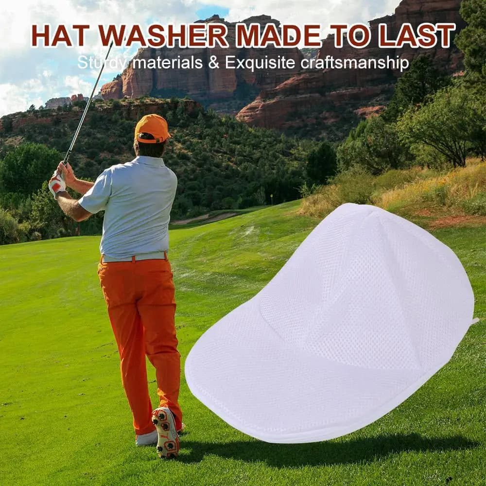 Anti-Deformation Baseball Hat Washers Dishwasher Safe with Hat Rack Cap Cleaner Laundry Bag Sturdy Washer Frame Hat Washer Bag