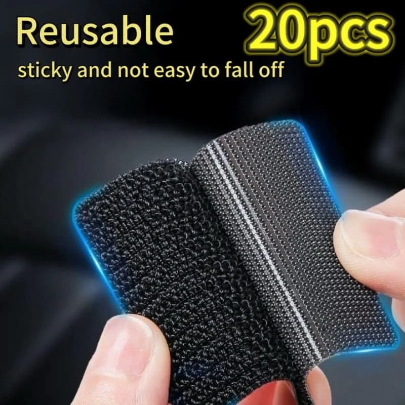 Adhesive Fastener Tape Extra Strong Carpet Fixing Sticker Double Side Hook-and-loop Fastener Auto Adhesive Tape Comforter Fixing