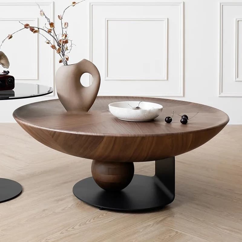 Tavolino moderno nordico Gambe rotonde in metallo Design Tavolino elegante Tavolino semplice e alla moda Mobili da soggiorno