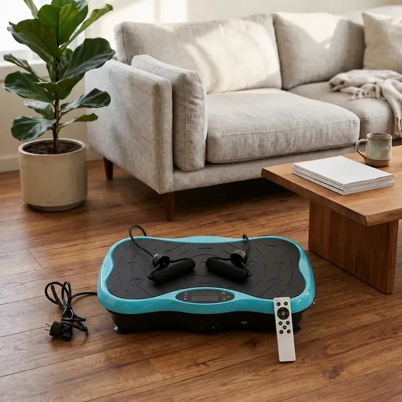 Vibration Plate Exercise Machine Whole Body Workout Platform for Weight Loss Fitness Home Gym Equipment Standing Shaking