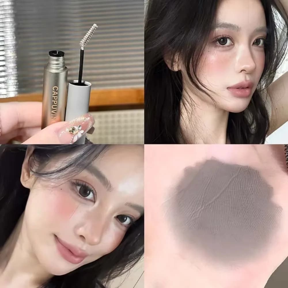 New Mist Velvet Eyebrow Dyeing Cream Pink Brown Color Light Color Brow Tint Waterproof Sweatproof Eyebrow Mascara Brow Makeup