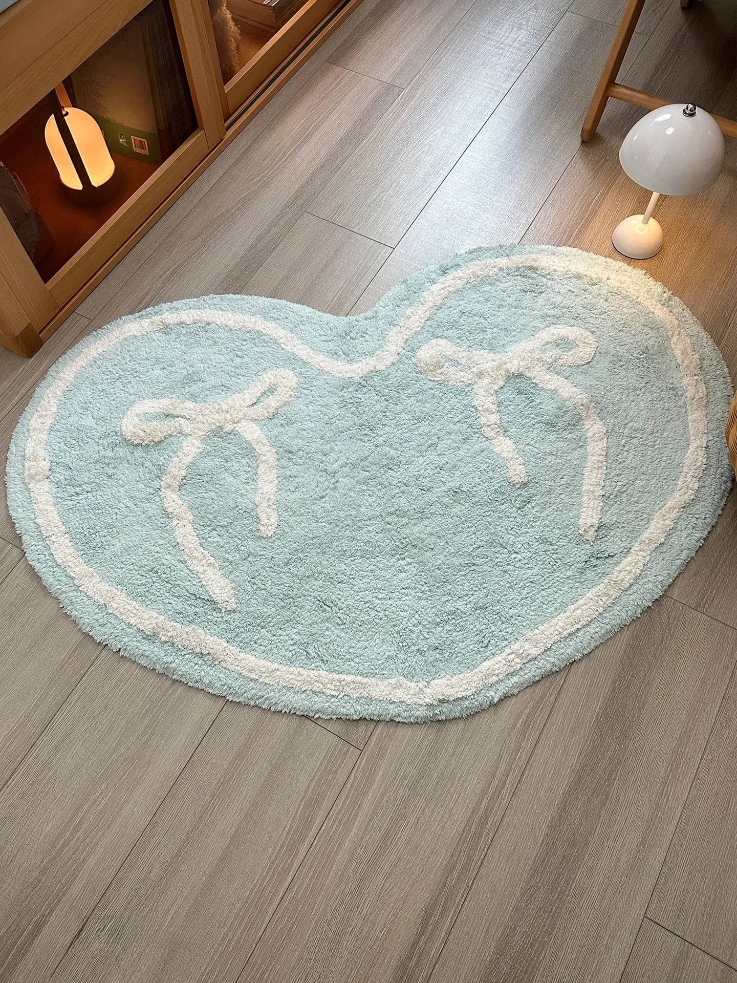 Original Knot Pure Cotton Rug Children's Room Carpet Girls Heart Bedroom Bedside Blanket Wardrobe Mat Machine Washable