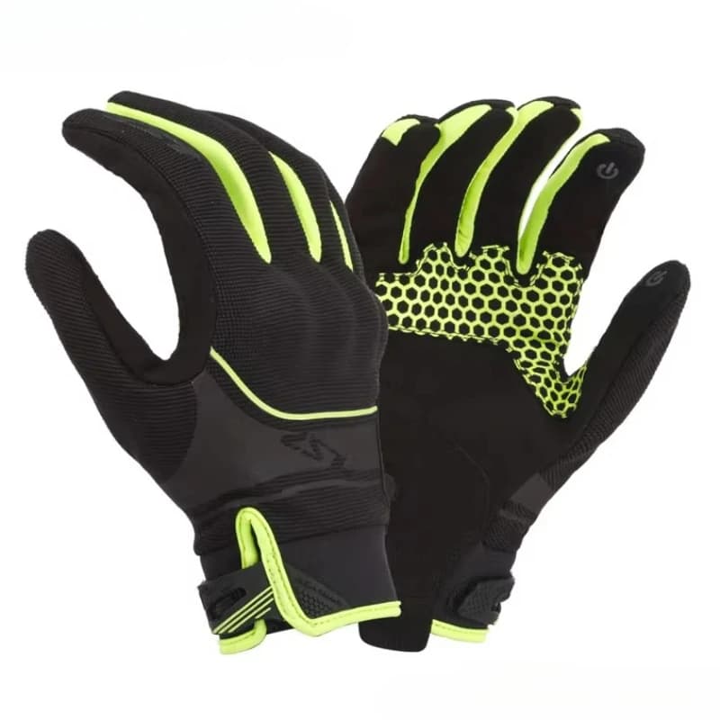 Guanti Estivi da Moto Antiscivolo e Anticaduta, Guanti Touch Screen per Motocross, Protezione Completa delle Dita, Traspiranti