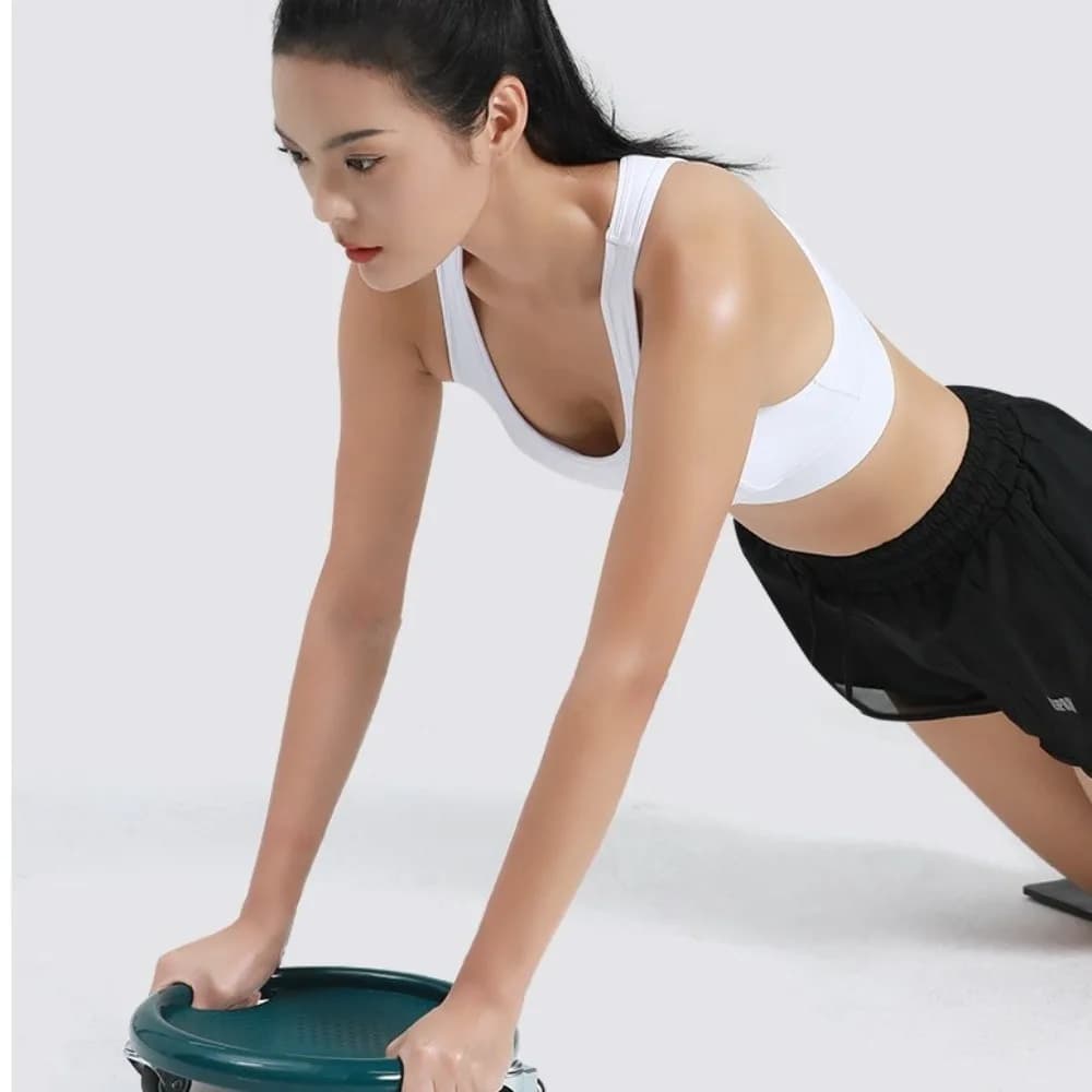 New Multifunctional Wheel Ab Roller with Mat 360 ° Rotating Abdominal Wheel Security Glide Home Fitness Abs Trainer