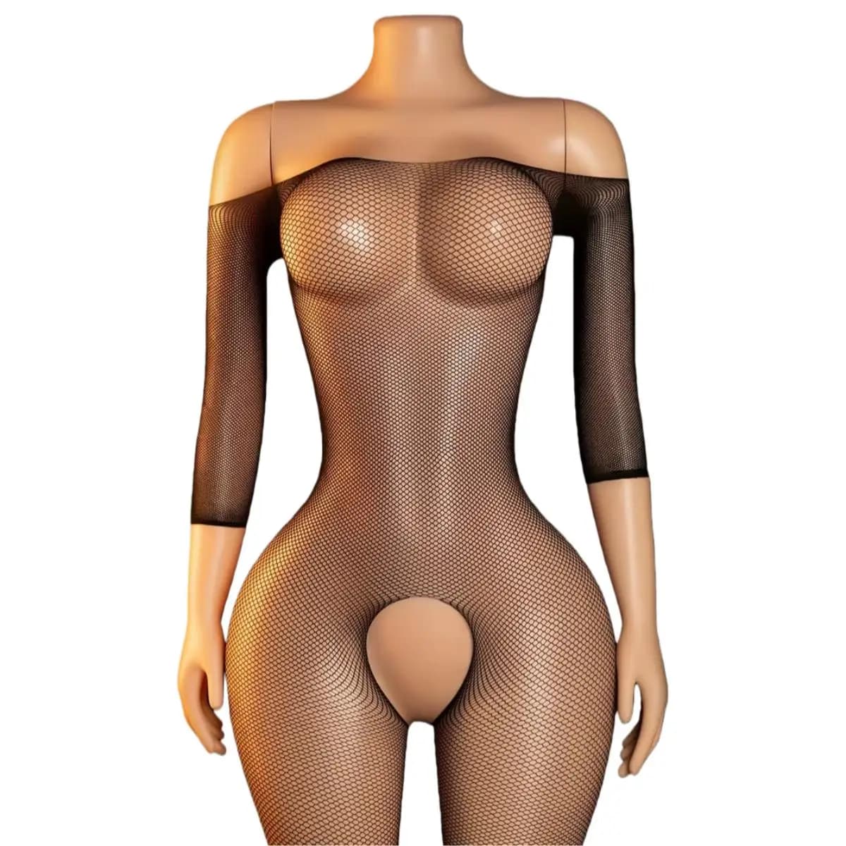 Intimo bodystocking ultra sexy Open Croth Babydoll trasparente erotico Lingerie Hot Women Collant a rete Body Abiti esotici