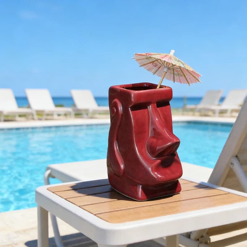 Tazza in Ceramica Creativa, Bicchiere da Vino, Accessori da Bar, Tazze per Cocktail Hawaiani, Bicchieri per Birra e Bevande, Tazza Tiki, Articoli per Bevande da Casa, Regalo di Halloween